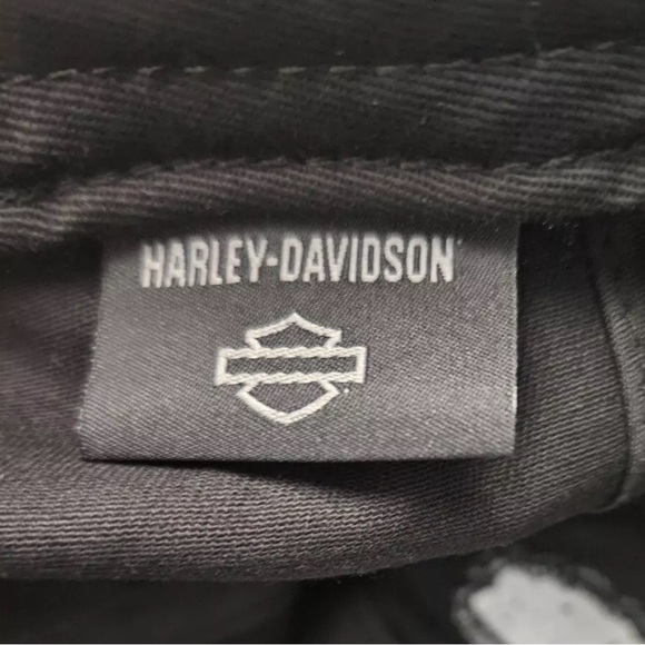 (NWT) Unisex Harley-Davidson Classic Eagle Baseball Hat Adjustable Black - Picture 2 of 5